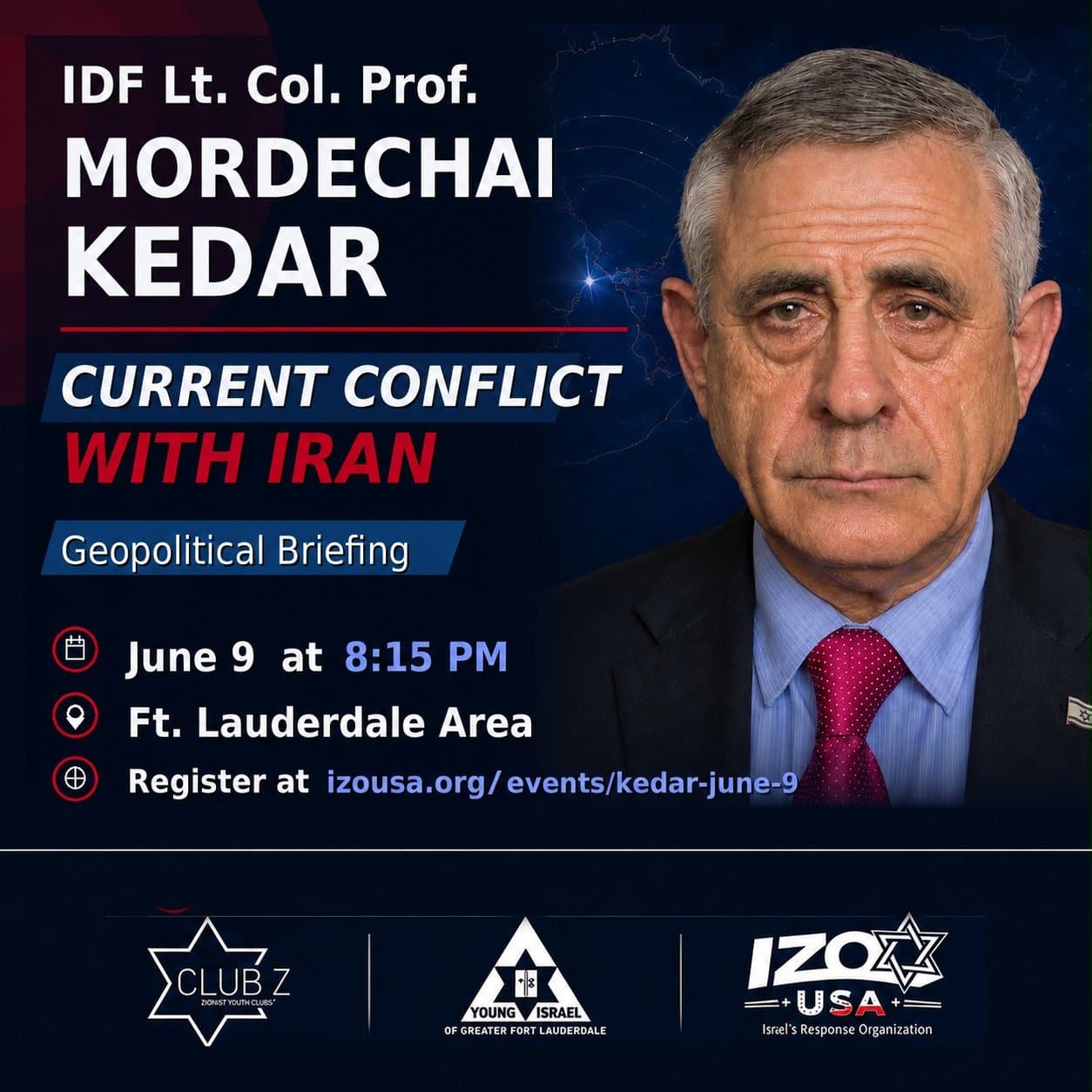 Current Conflict with Iran — A Geopolitical Briefing flyer